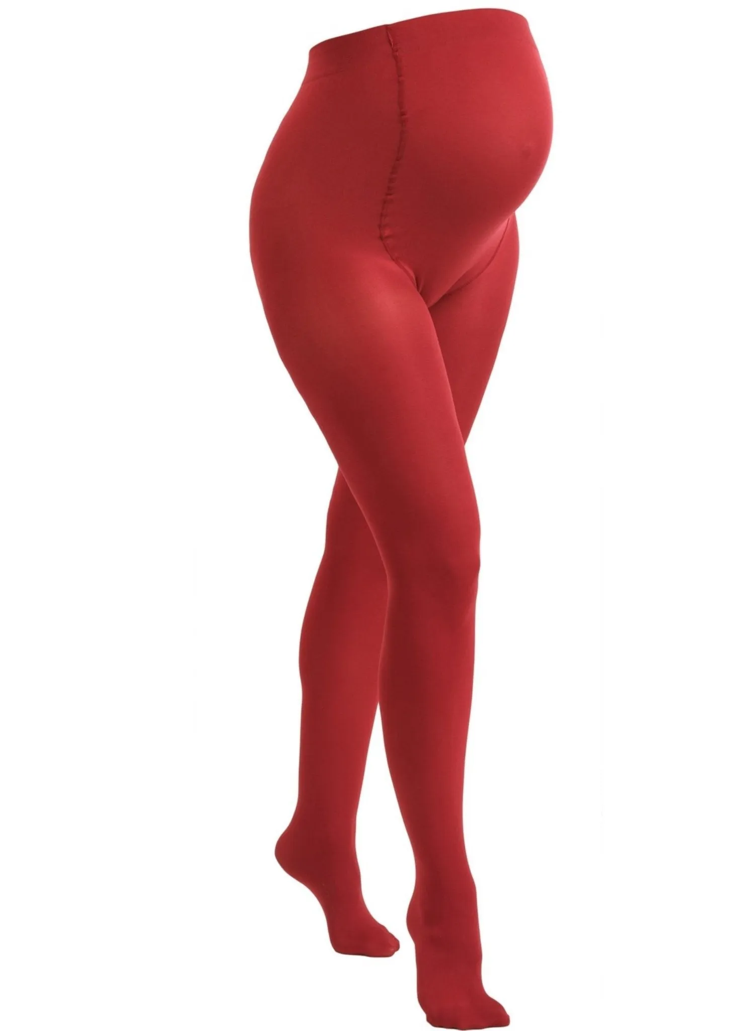 60Den Maternity Tights - Red