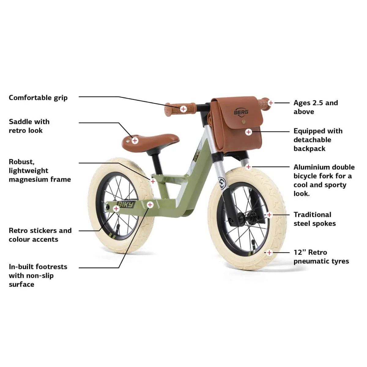Berg Biky Retro 12" Balance Bike
