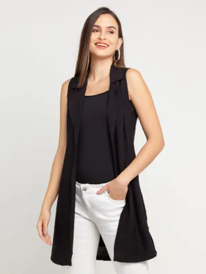 Black Solid Coat