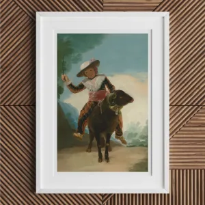 Boy on a Ram - Francisco Goya Romanticism Art Print