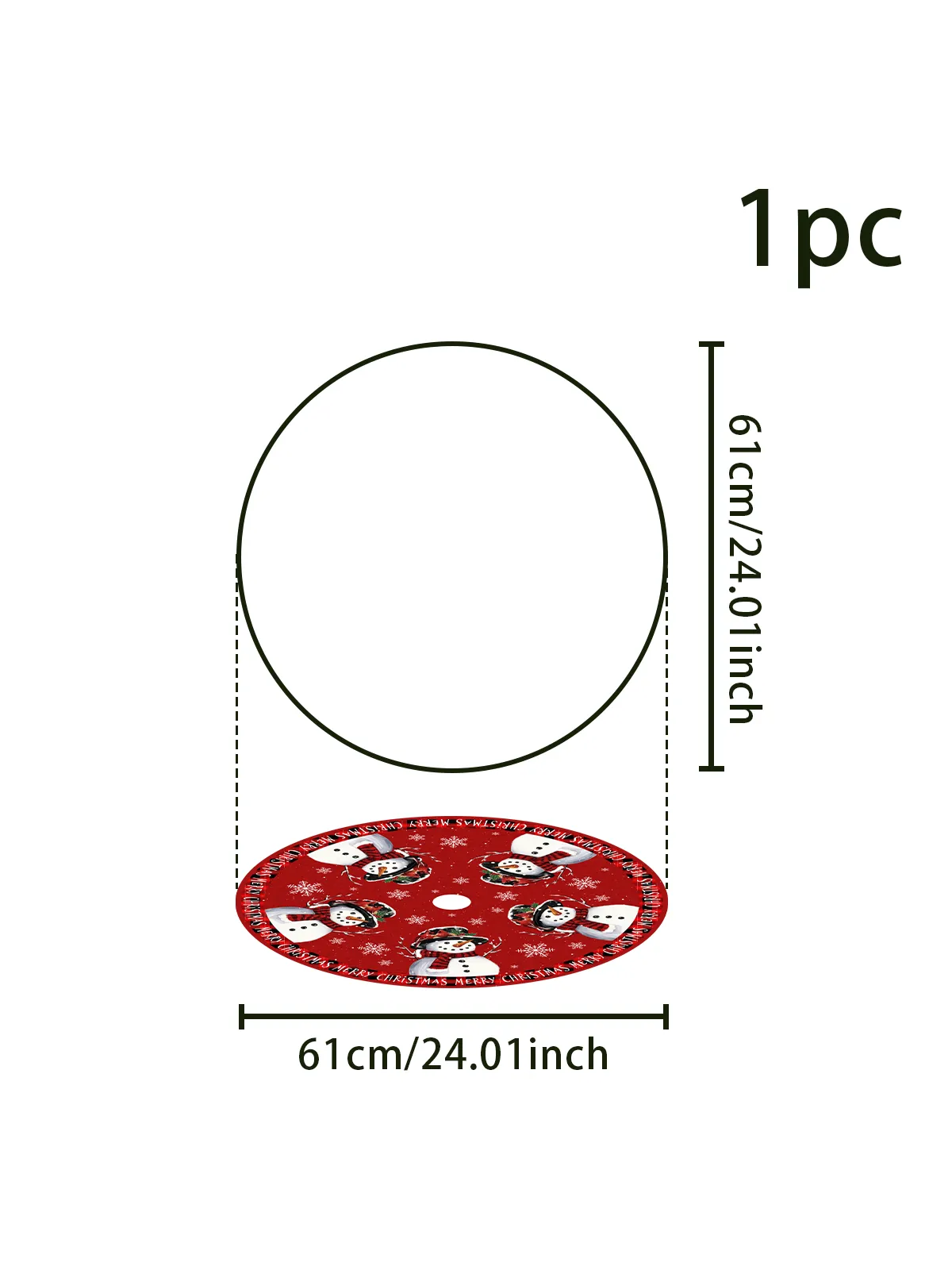 christmas tree skirt template|1pc Christmas Tree Skirt, Vintage Country Style Snowman Design