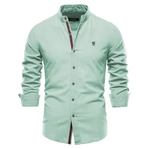 Classic Long Sleeve Cotton Dress Shirt