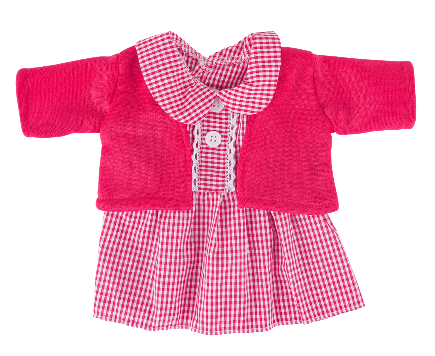 Girls Red School Uniform Teddy Bear Outfit