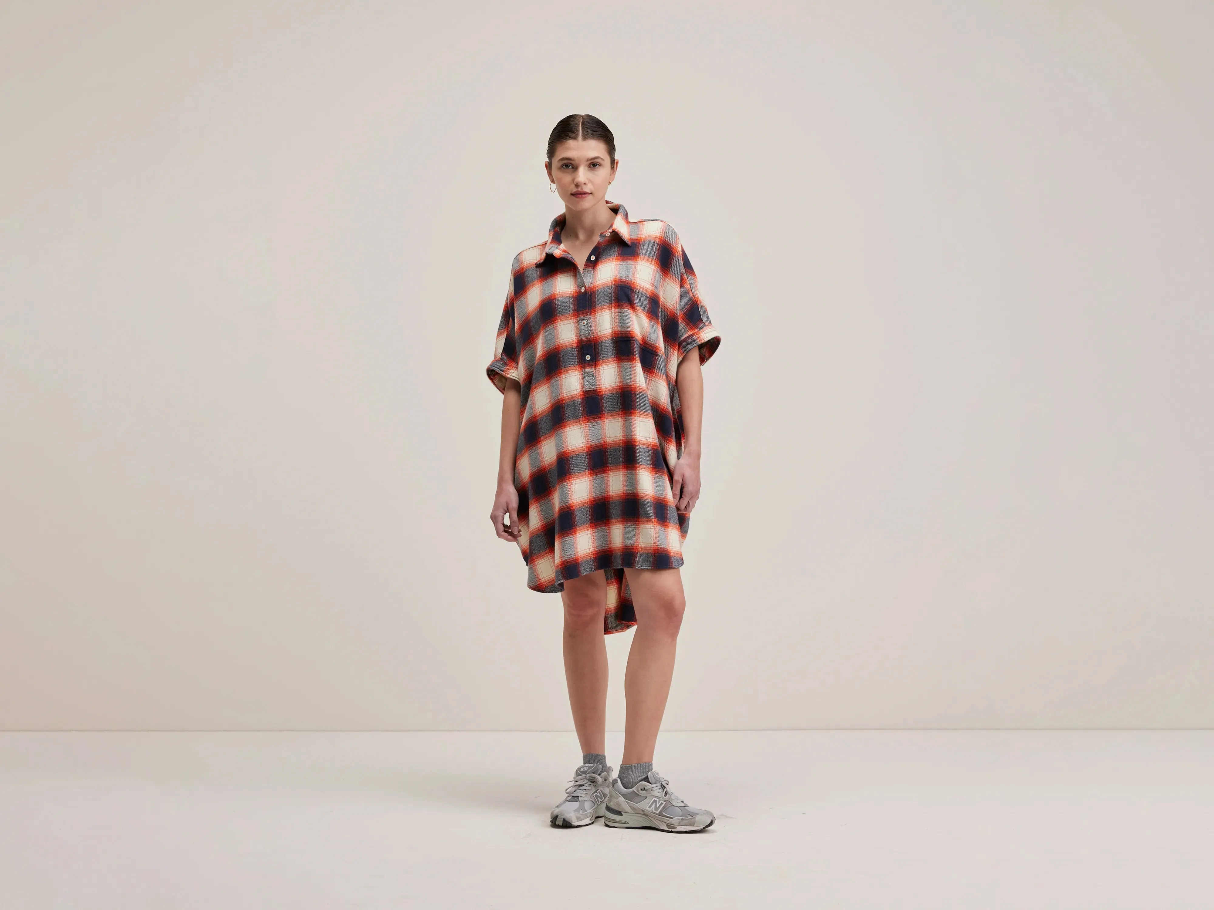 Glenn shirt dress (242 / W / CHECK G)