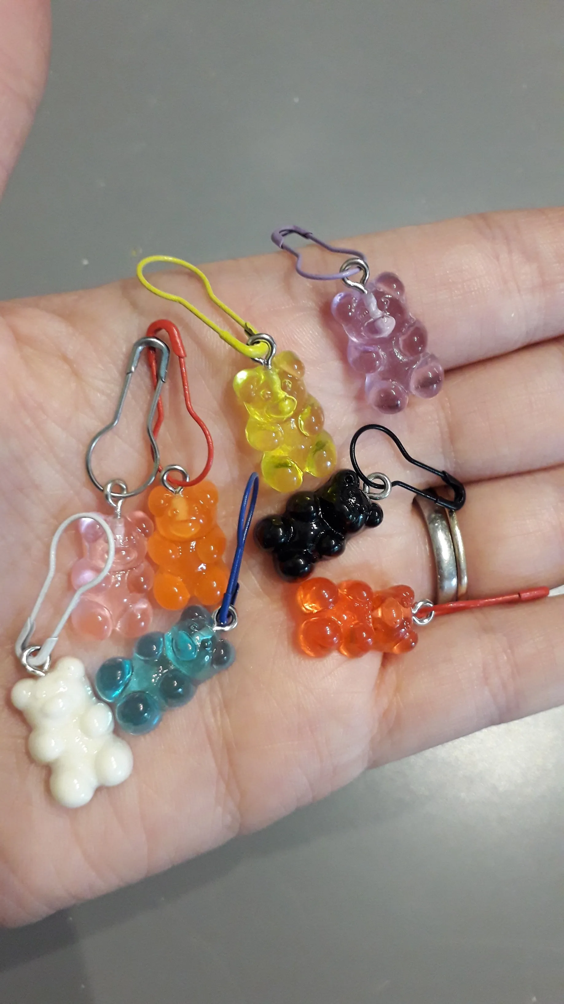 Gummy Bear Stitch Markers
