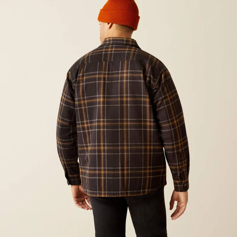 Hawthorn Retro Shirt Jacket in Black