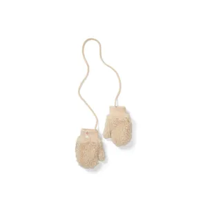 Little Dutch Teddy Mittens - Sand