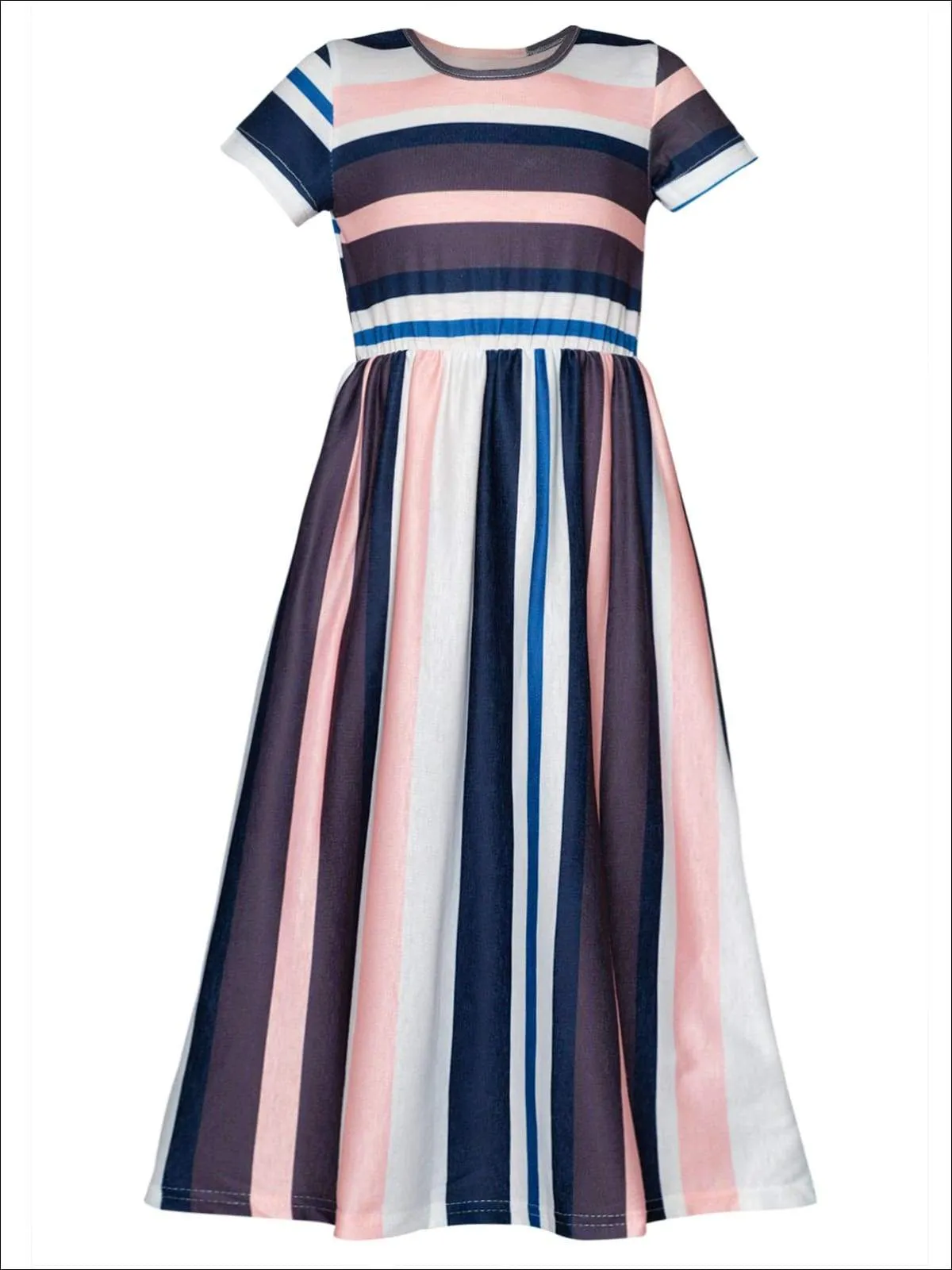Oh So Chic Striped Maxi Dress