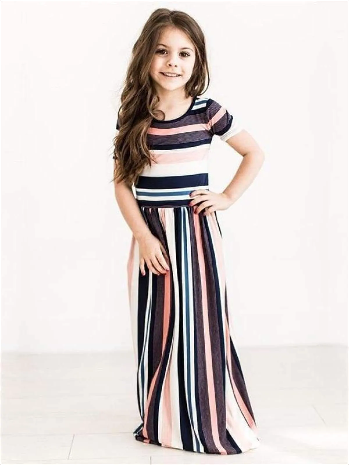 Oh So Chic Striped Maxi Dress