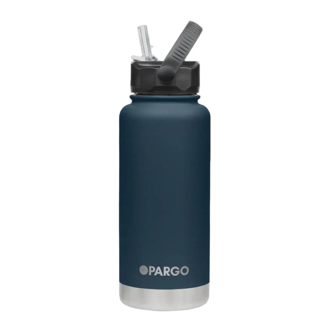 Pargo 950ml Insulated Sports Bottle with Sipper Lid - Navy