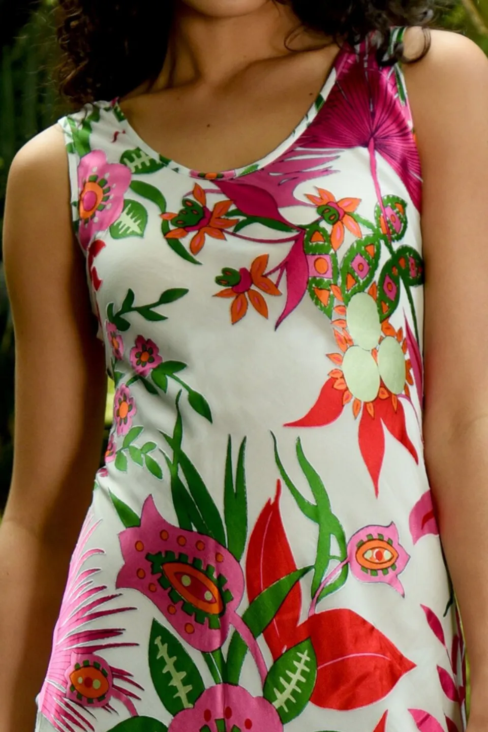 South Beach Pink Floral Maxi Dress