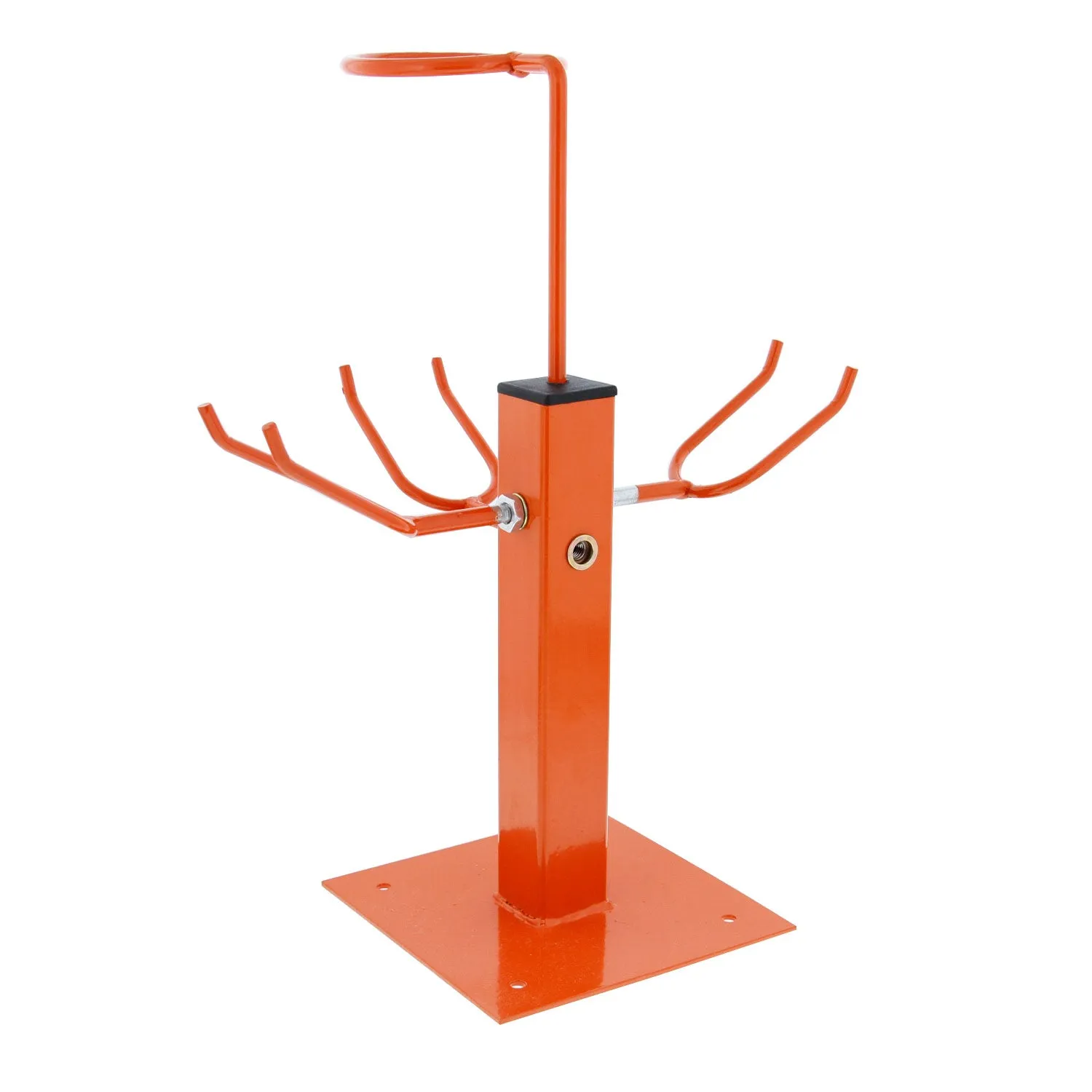 TCP Global Gravity Feed Paint Triple Spray Gun Holder Stand with Strainer Holder, Holds 3 HVLP Guns, Bench Mount