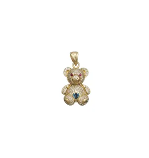 Teddy Bear Pendant (14K)