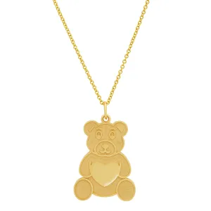 Teddy Bear Pendant Necklace