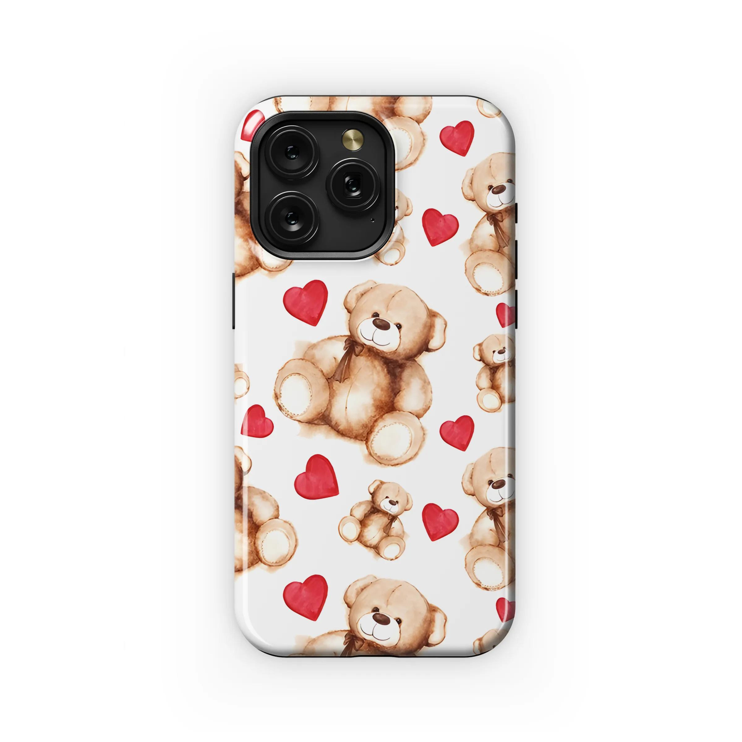 Teddy Bear Valentine's Day Phone Case iPhone Samsung Cover Pixel 3911