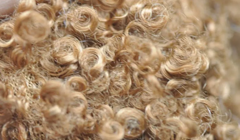 Teddy Bears Fabric With Little Curls Soft Fabric 32 x 24cm (12”x 9”）