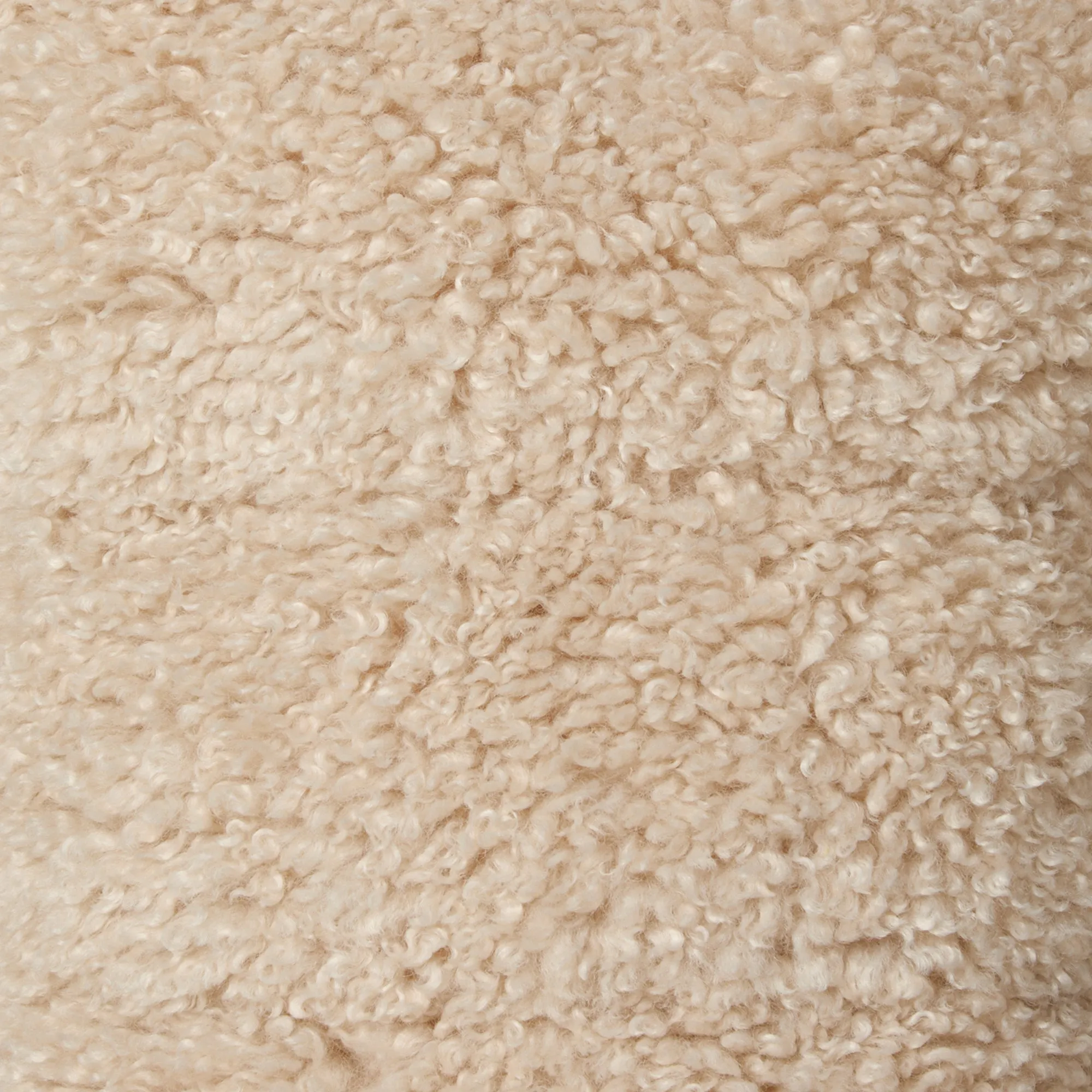 Unisex teddy pouch Morwen in shore beige