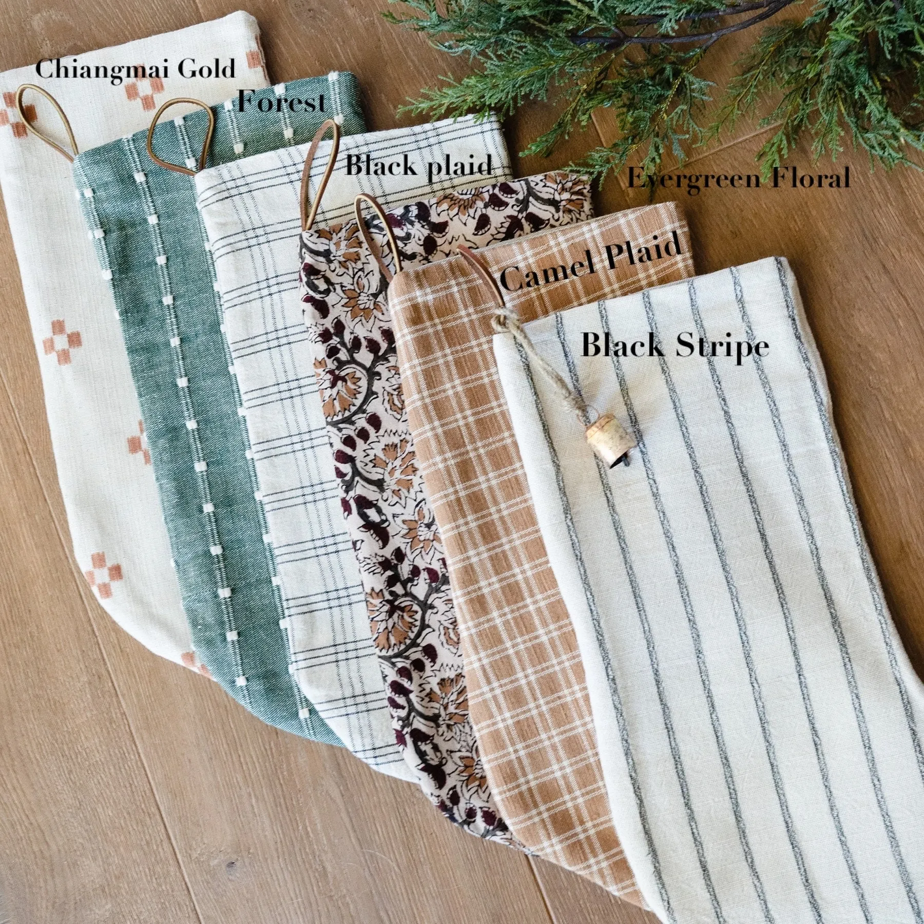 Vintage Inspired Forest Woven Christmas Tree Skirt