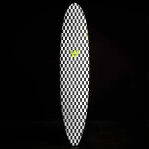 Y/OSEMITE  Checkered Longboard 7'10" - Black/White